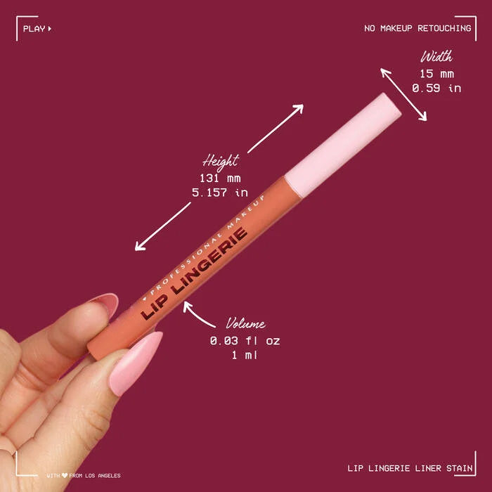 Ballpoint tip- Proof Waterproof Long-lasting Lip Liner Stain