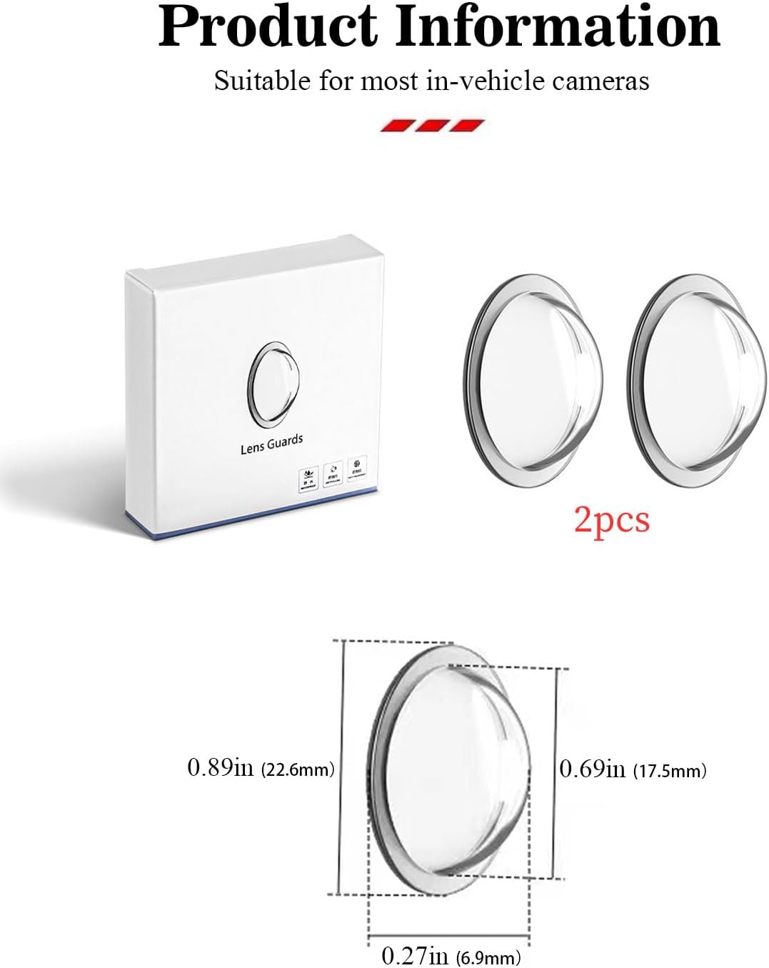 Universal Car Camera Lens Protector