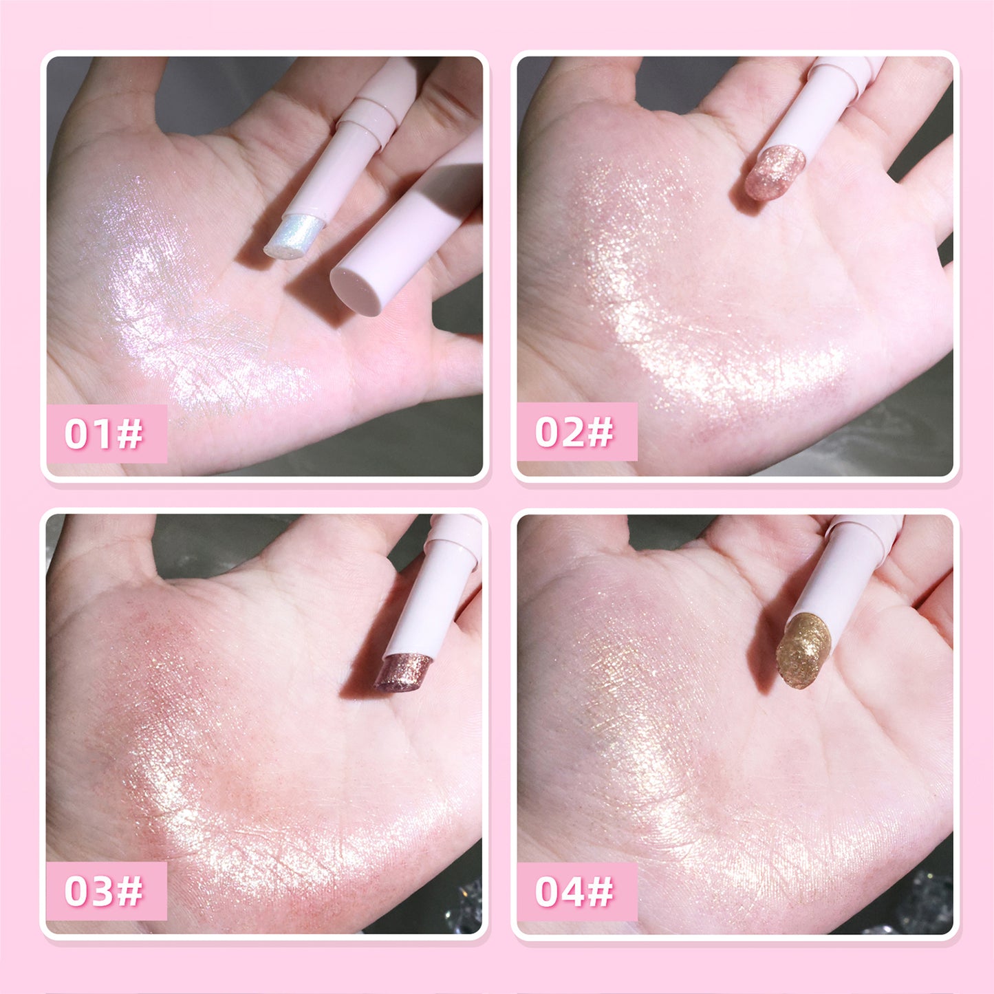 Jelly Highlighter Stick Face Glow Pigmented Makeup