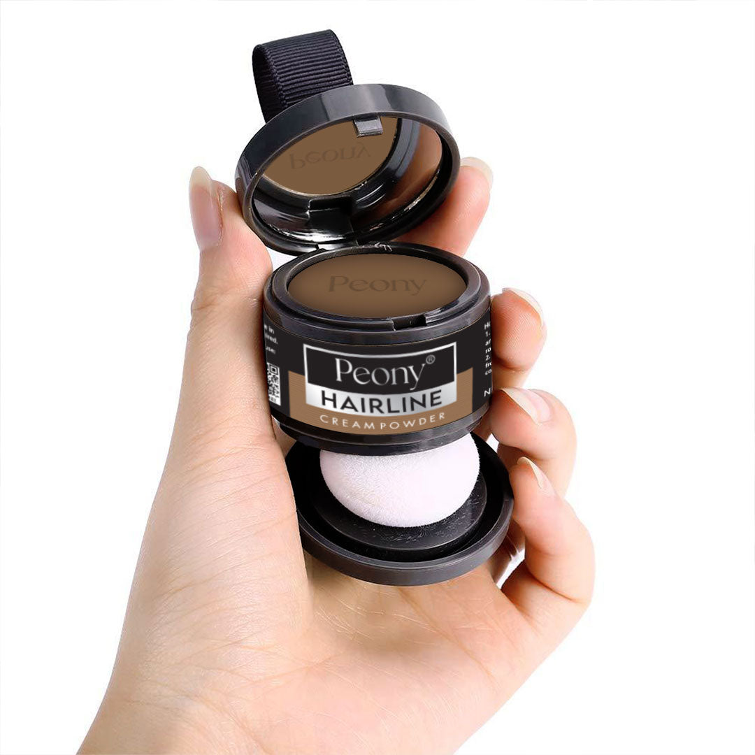 Peony 2in1 Hairline Cream Powder with 3 Extra Eyebrow Stencils