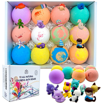Bath Bombs with Toys Selection