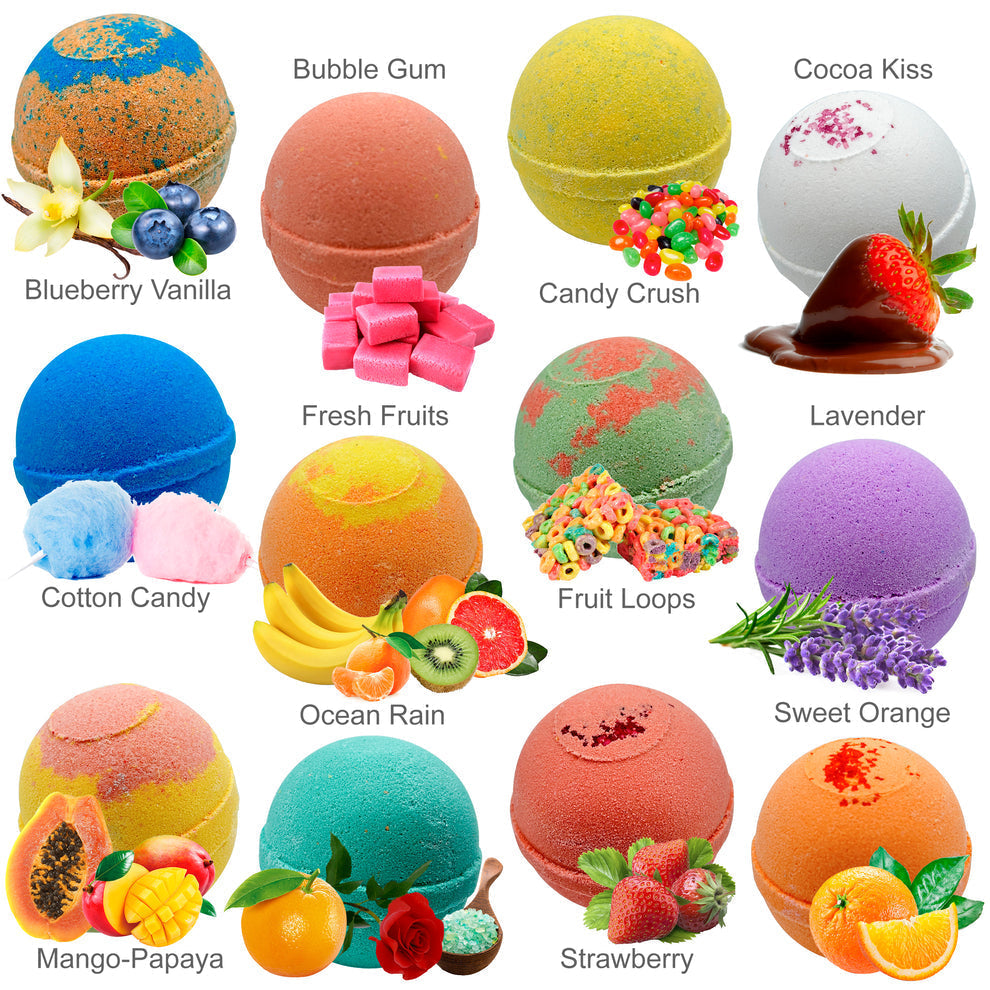 Bath Bombs with Toys Selection
