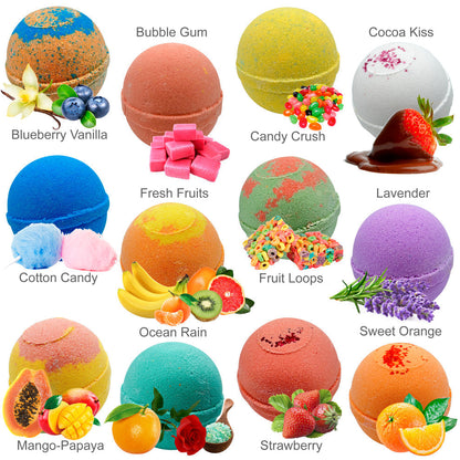 Bath Bombs with Toys Selection