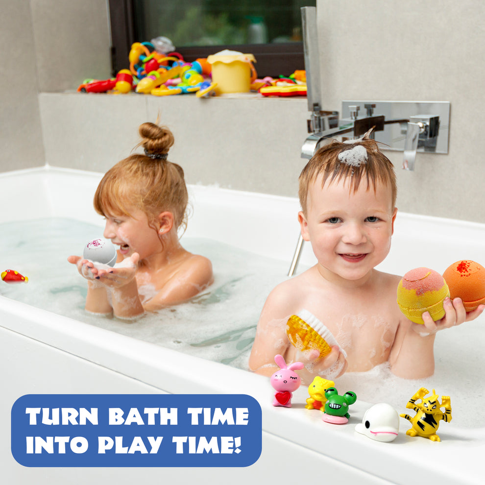 Bath Bombs with Toys Selection