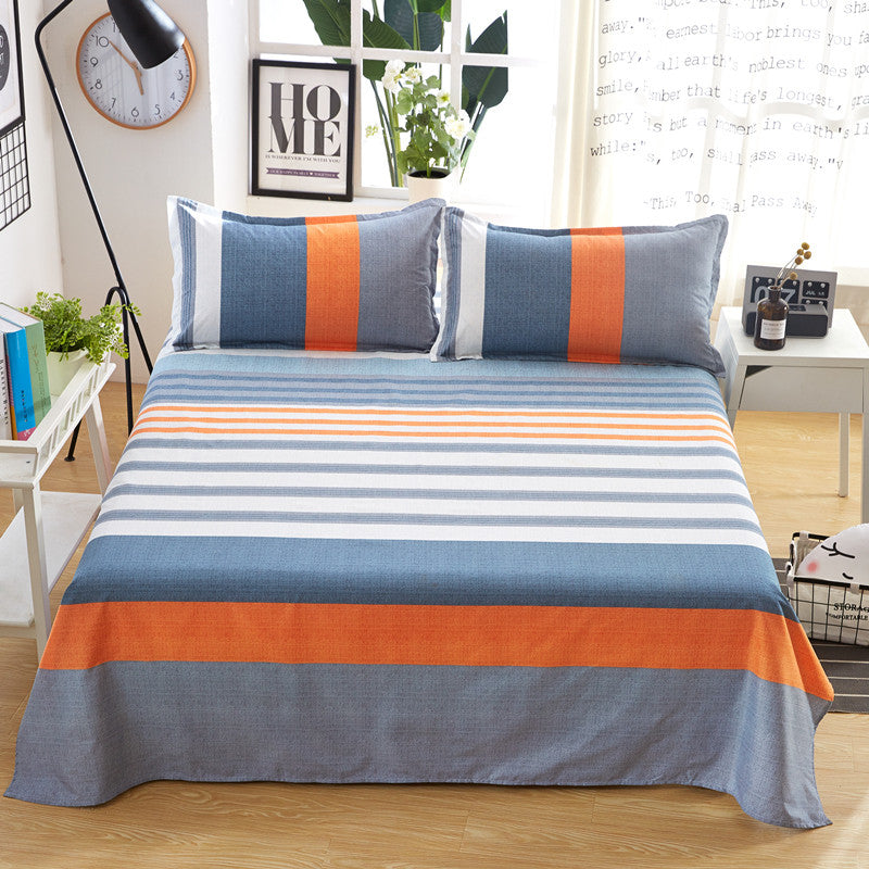 Thick Polyester Bed Sheet Set Flat Bed Sheets