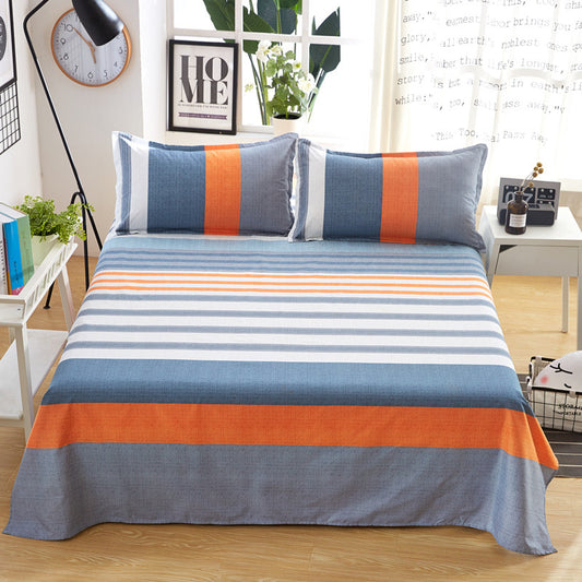 Thick Polyester Bed Sheet Set Flat Bed Sheets