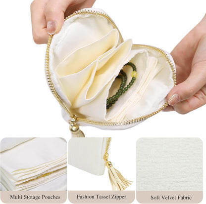 Jewelry Organizer with Tassel Packaged Bracelet Bangle Packing Pouch Bag