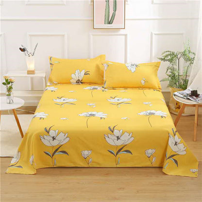 Thick Polyester Bed Sheet Set Flat Bed Sheets