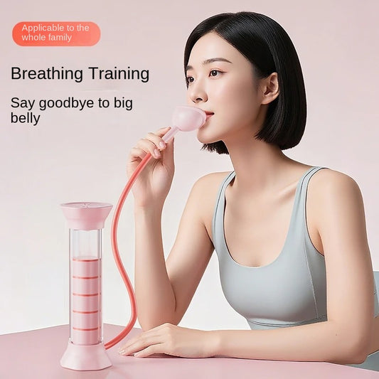 Abdominal Breathing Trainer for Lung Capacity Slim Belly Fitness