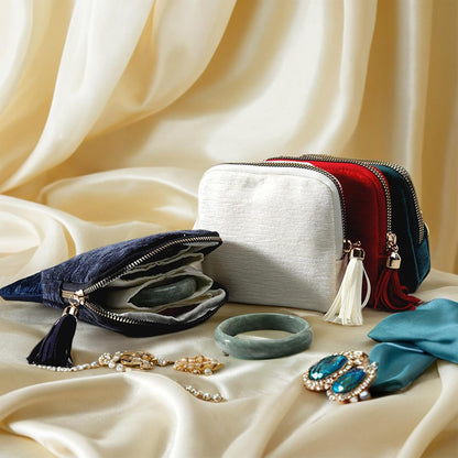 Jewelry Organizer with Tassel Packaged Bracelet Bangle Packing Pouch Bag