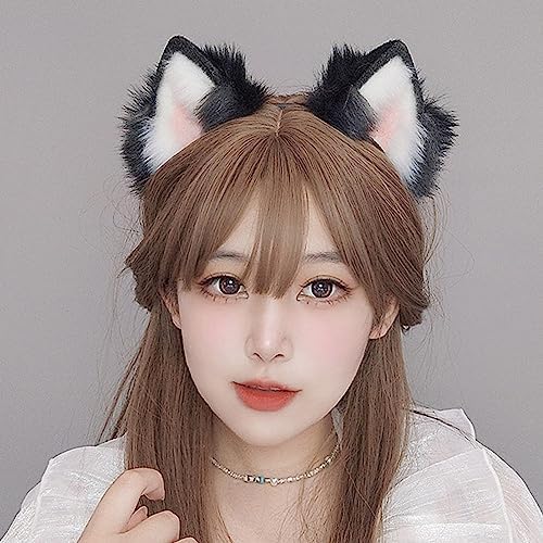 Animated Cat Ear Headband with Motion Ears