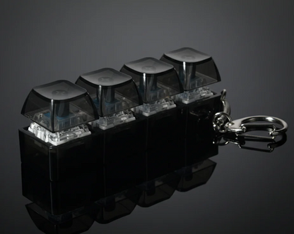 Keyboard Clicker Keychain with LED Light & Sound