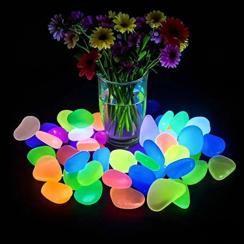 Luminous Stones – Mixed Color Glow Stones ( 100 PCS)