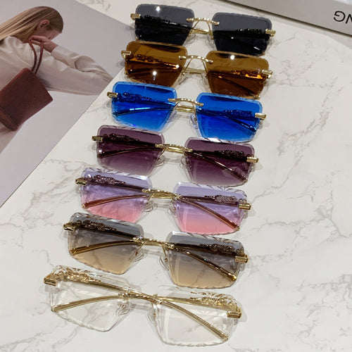 Rectangle  Cut Edge Shades for women