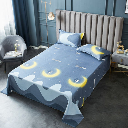 Thick Polyester Bed Sheet Set Flat Bed Sheets