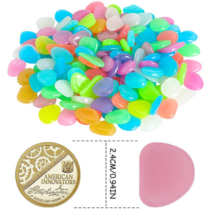 Luminous Stones – Mixed Color Glow Stones ( 100 PCS)
