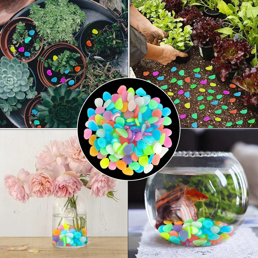 Luminous Stones – Mixed Color Glow Stones ( 100 PCS)