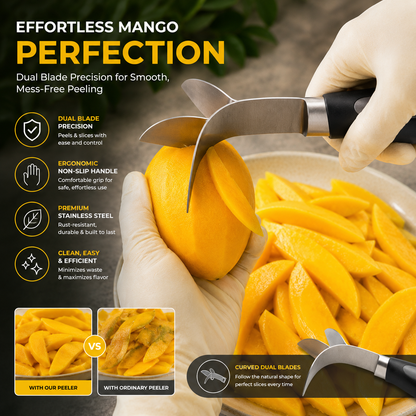 Stainless Steel Mango Peeler and Cutter 🥭