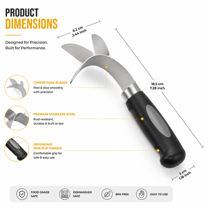 Stainless Steel Mango Peeler and Cutter 🥭