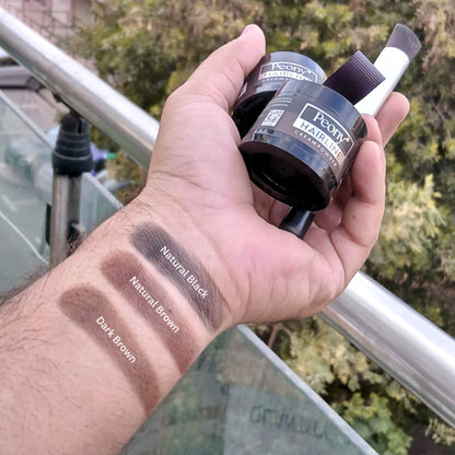 Peony 2in1 Hairline Cream Powder with 3 Extra Eyebrow Stencils