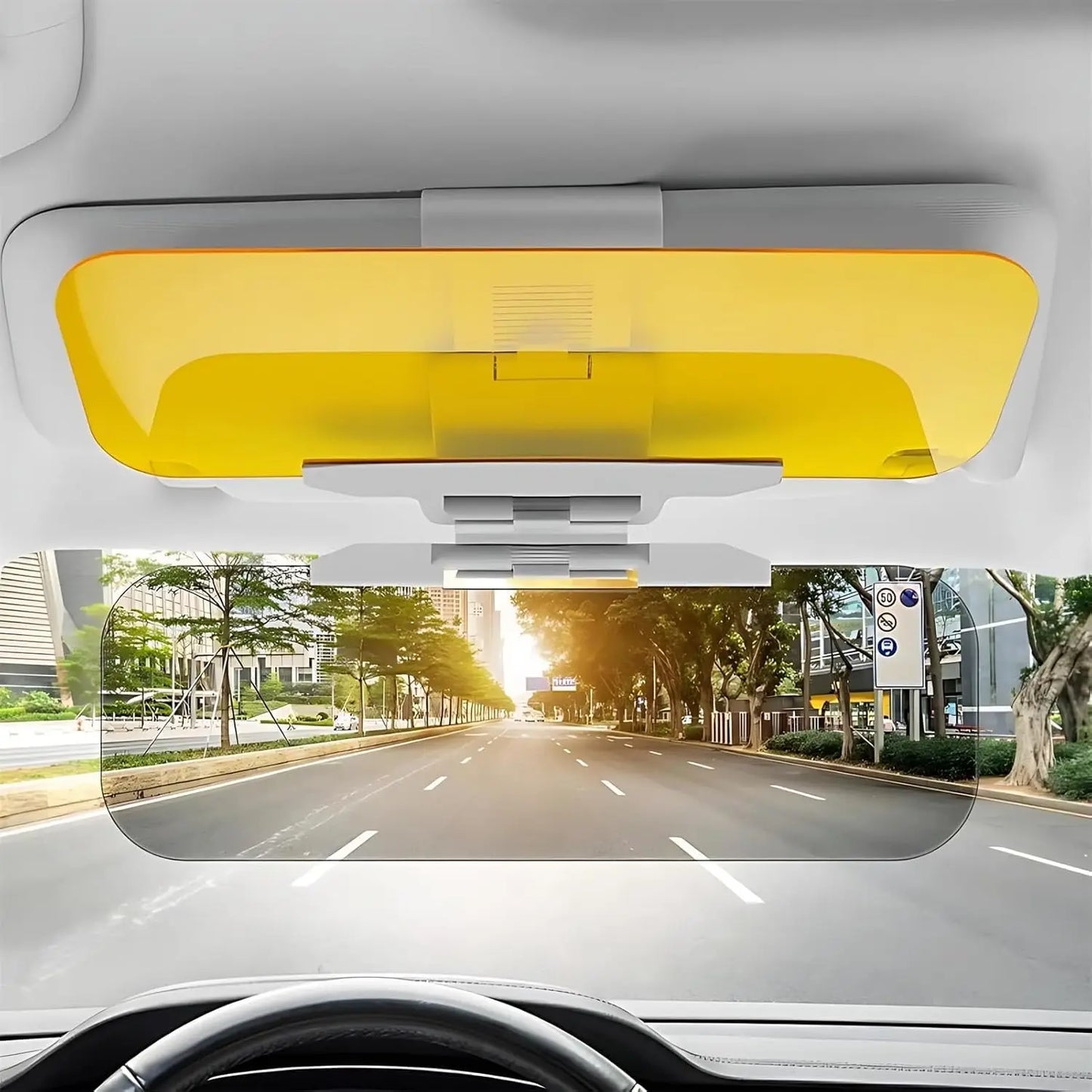 ClearDrive™ Visor Shield 🌤️ — Day & Night Anti-Glare Protection