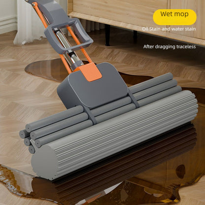 TRIPLE Roller PVA Sponge Mop – Super Absorbent Telescopic Floor Mop for Indoor Cleaning