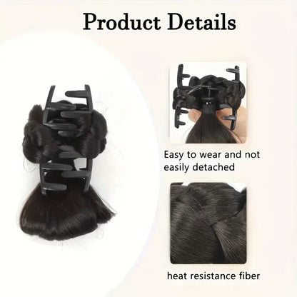Chic Synthetic Bun Clip