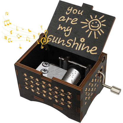 You Are My Sunshine Wooden Music Box