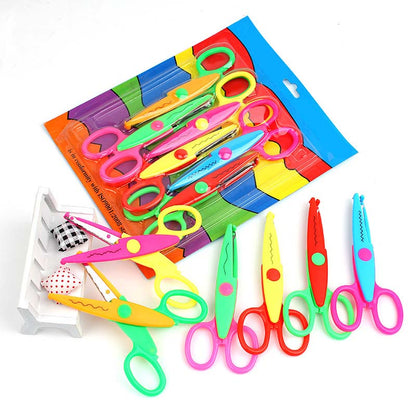 Safe art scissors for children for crafts and scrapbooking