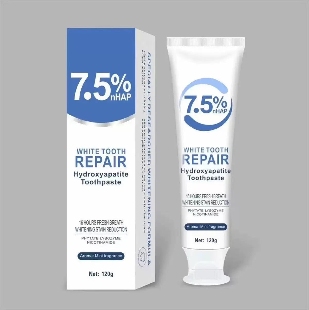 7.5% Hydroxyapatite Dense Foam Toothpaste