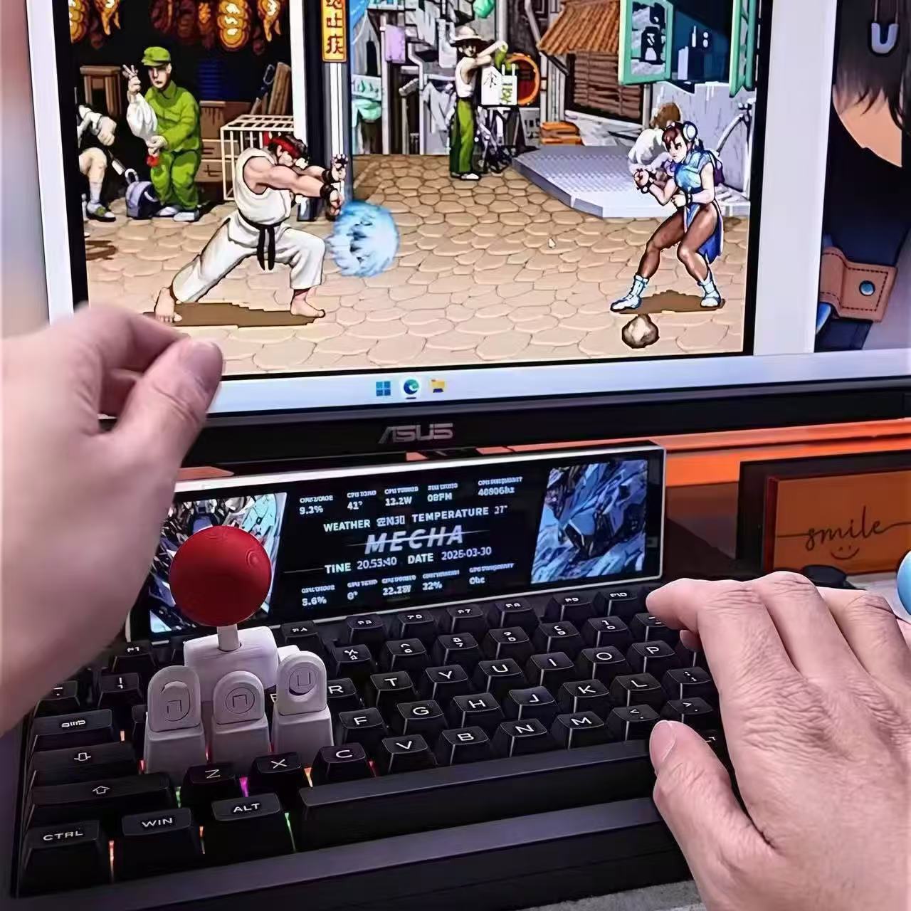3D Printed Plastic Gaming Joystick