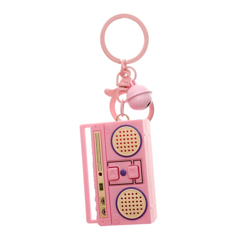 Mini Recorder Radio Keychain