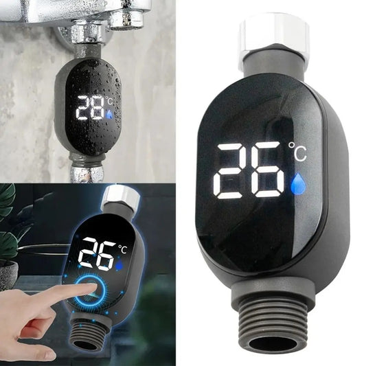 LED Bath Thermostat Faucet Visual Thermometer