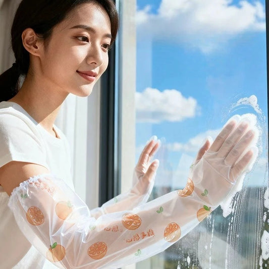 Disposable Long Arm Gloves 6 Pcs