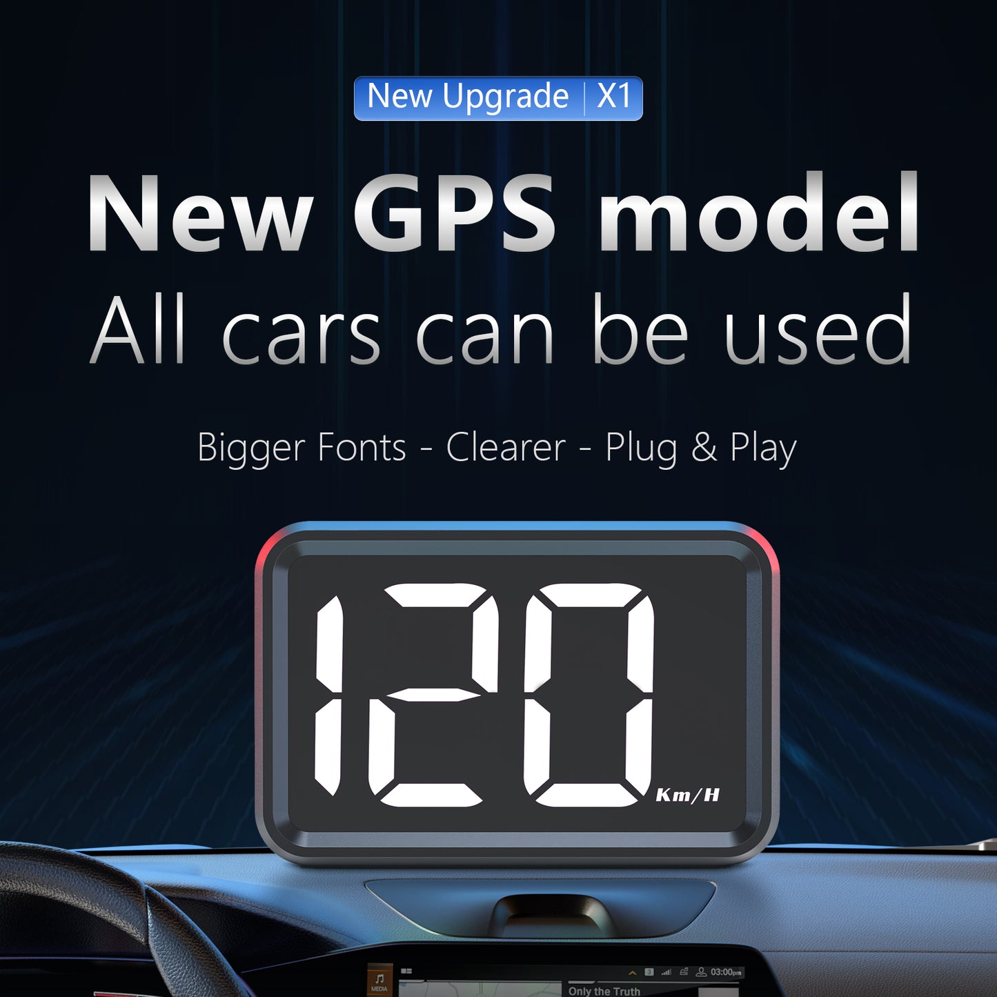 Digital Speedometer Car Hud Head up Display