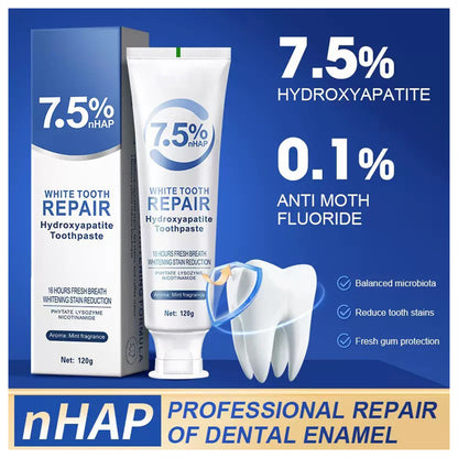 7.5% Hydroxyapatite Dense Foam Toothpaste
