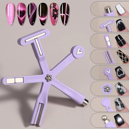 8-in-1 Multi-Functional Nail Magnet Art Tool