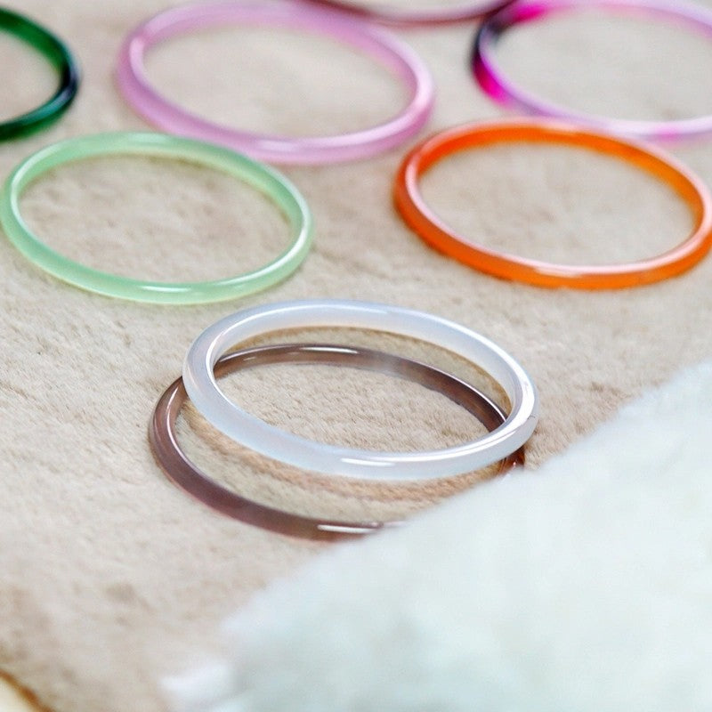 Natural Jade Jelly multi colour Bangles