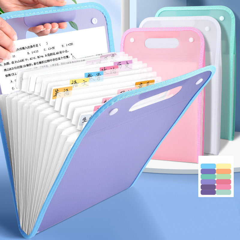 Portable Large Capacity A4 File Holder