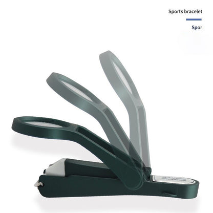 Magnifying Glass Nail Clippers Nail Clippers Elderly and Children Multifunctional Large Opening Pliers Nail Cutter