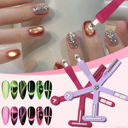 8-in-1 Multi-Functional Nail Magnet Art Tool