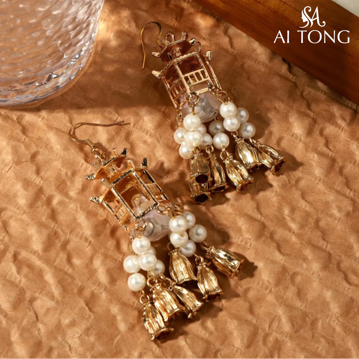 Luminous Earring Beads Tassel