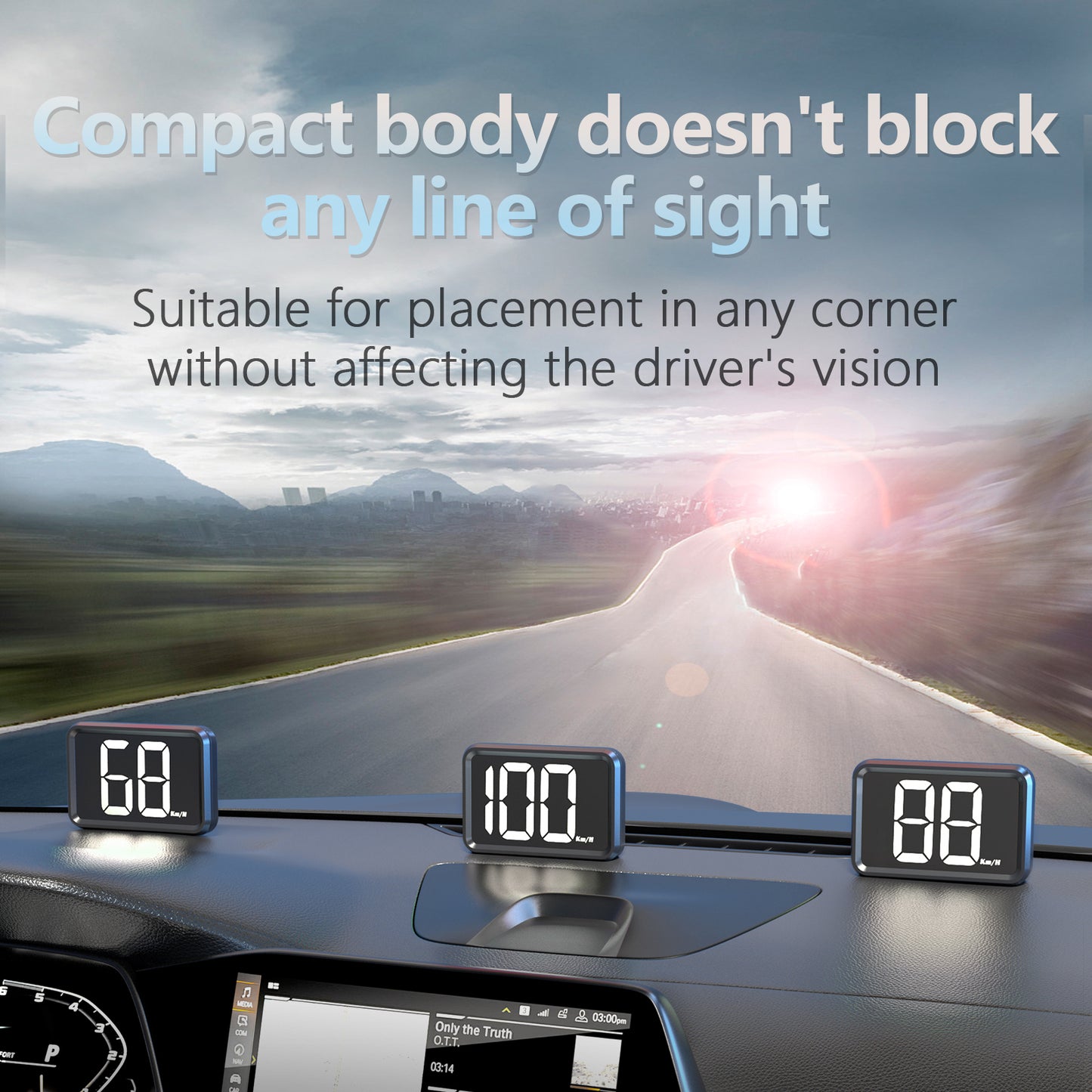 Digital Speedometer Car Hud Head up Display