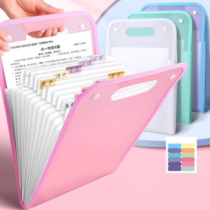 Portable Large Capacity A4 File Holder