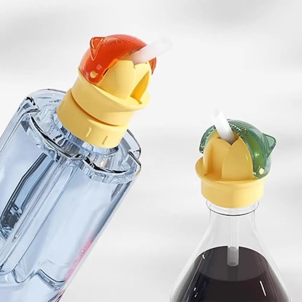 Reusable Water Bottle Straw Lid pack of 2