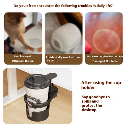 Desk Adjustable Plastic Cup Holder