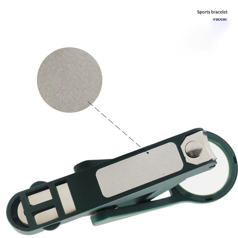Magnifying Glass Nail Clippers Nail Clippers Elderly and Children Multifunctional Large Opening Pliers Nail Cutter