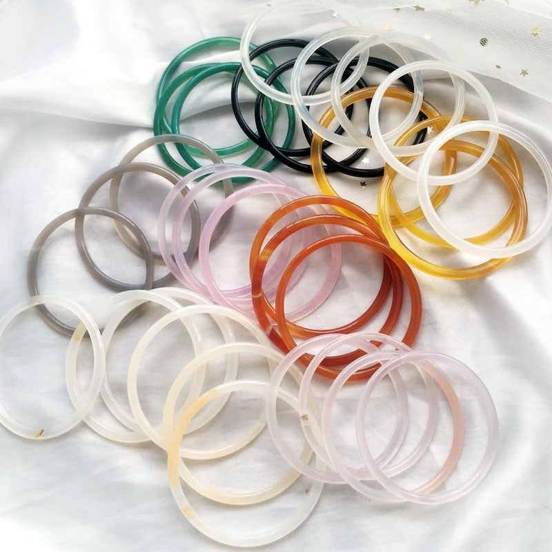 Natural Jade Jelly multi colour Bangles