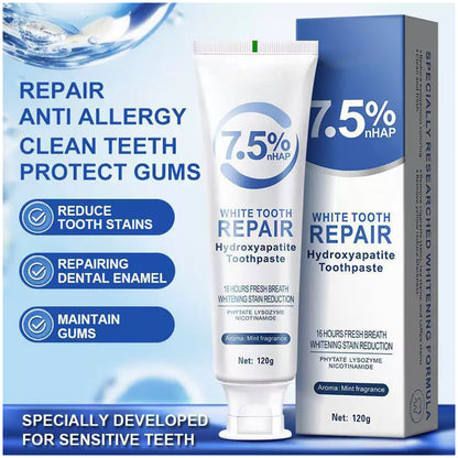 7.5% Hydroxyapatite Dense Foam Toothpaste