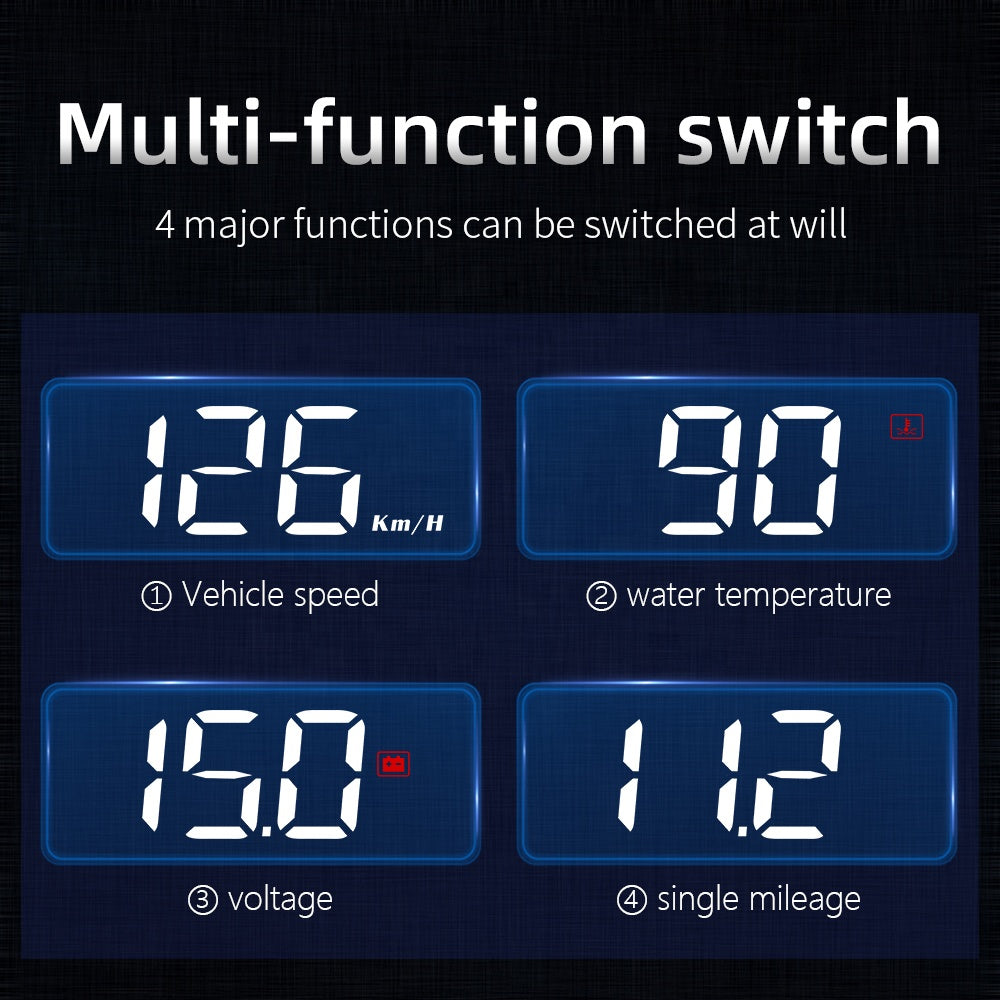 Car Head-up Display GPS Speed Monitor